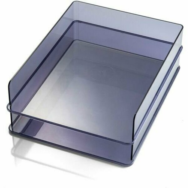 Officemate Letter Trays, Plastic, Stackable, 12.8inx10.2inx2.8in, GY/TLT OIC21040